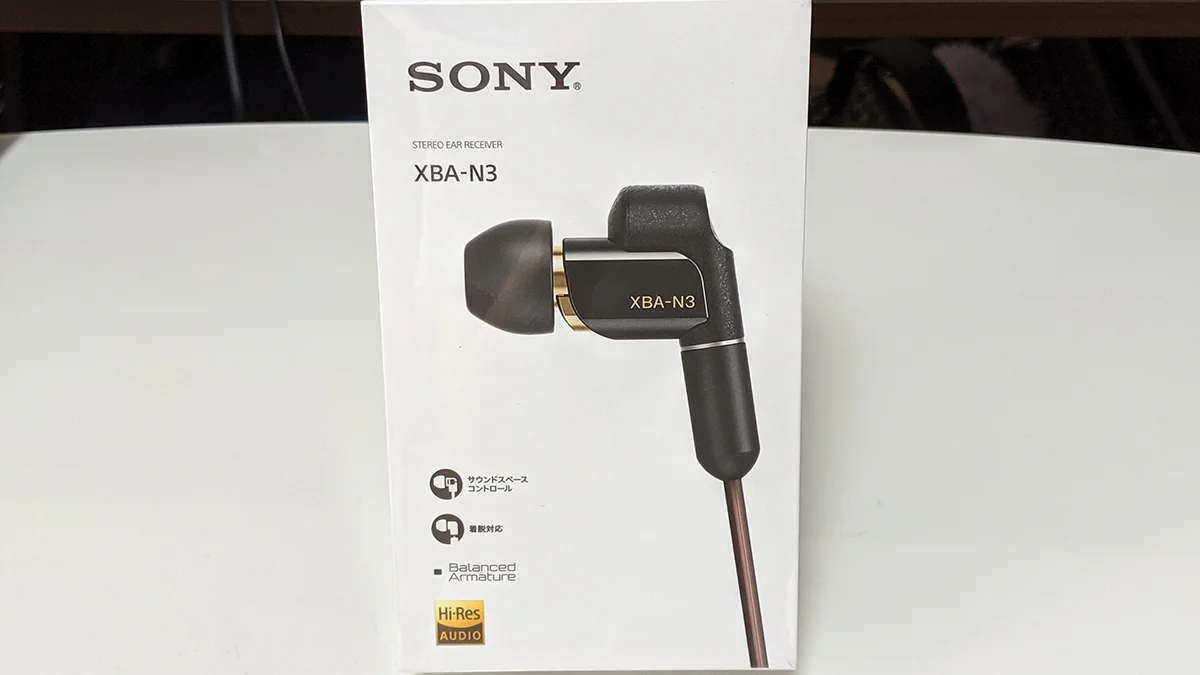 SONY ハイレゾ音源対応 インナーイヤーレシーバー XBA-N3